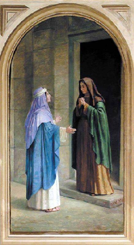 The Visitation of the Virgin to Saint Elizabeth, Benedito Calixto